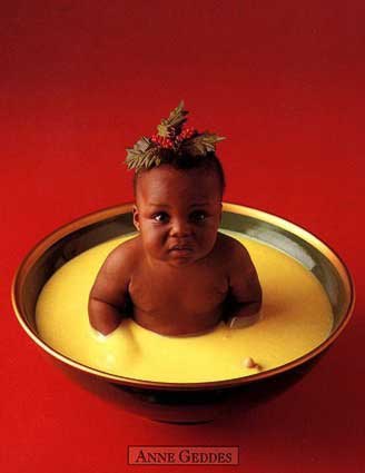 Bébé dans la soupe!!!